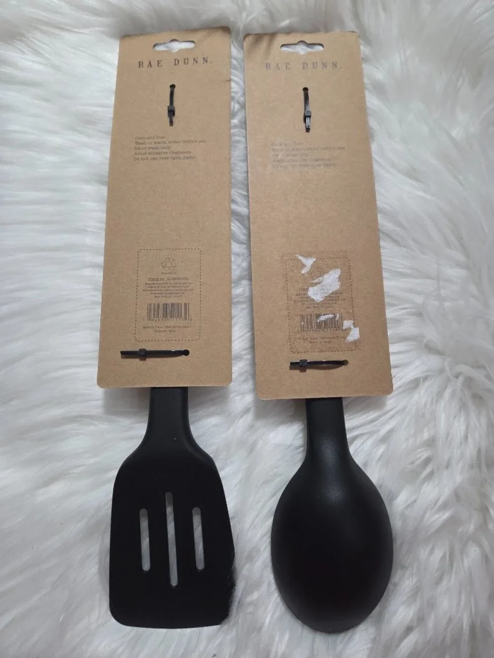 Rae Dunn Slotted Turner & Spoon Set